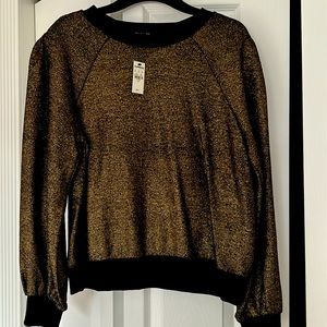 Brand new with tags gold pullover sweater